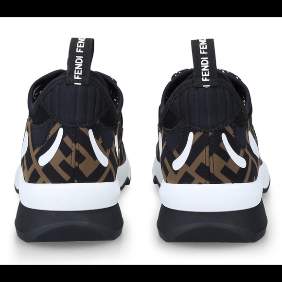 fendi freedom ff patchwork sneakers